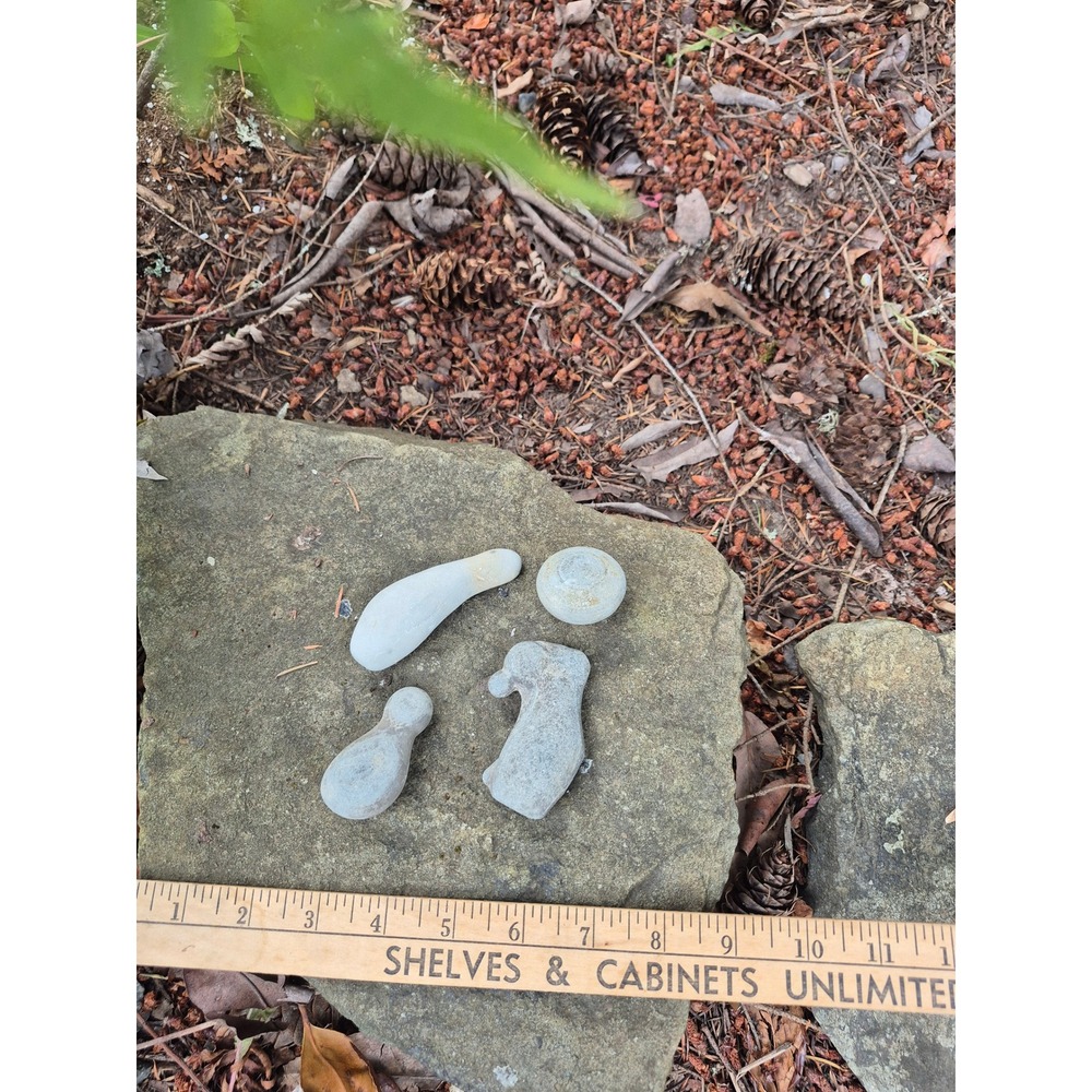 Fox Island WA Natural Fairy Goddess Stones | Set of 4 Wave‑Crafted PNW Talismans - Picture 14 of 14